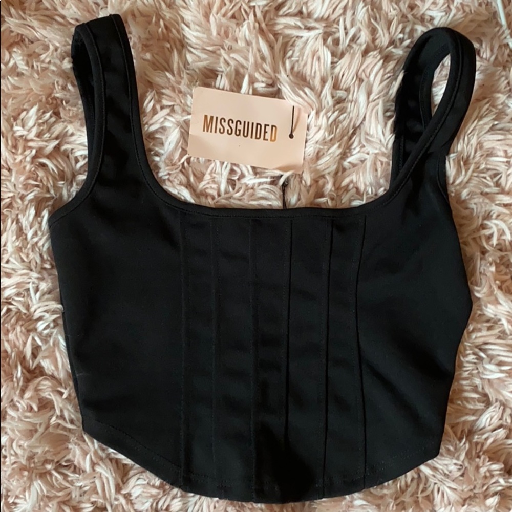 Black corset top